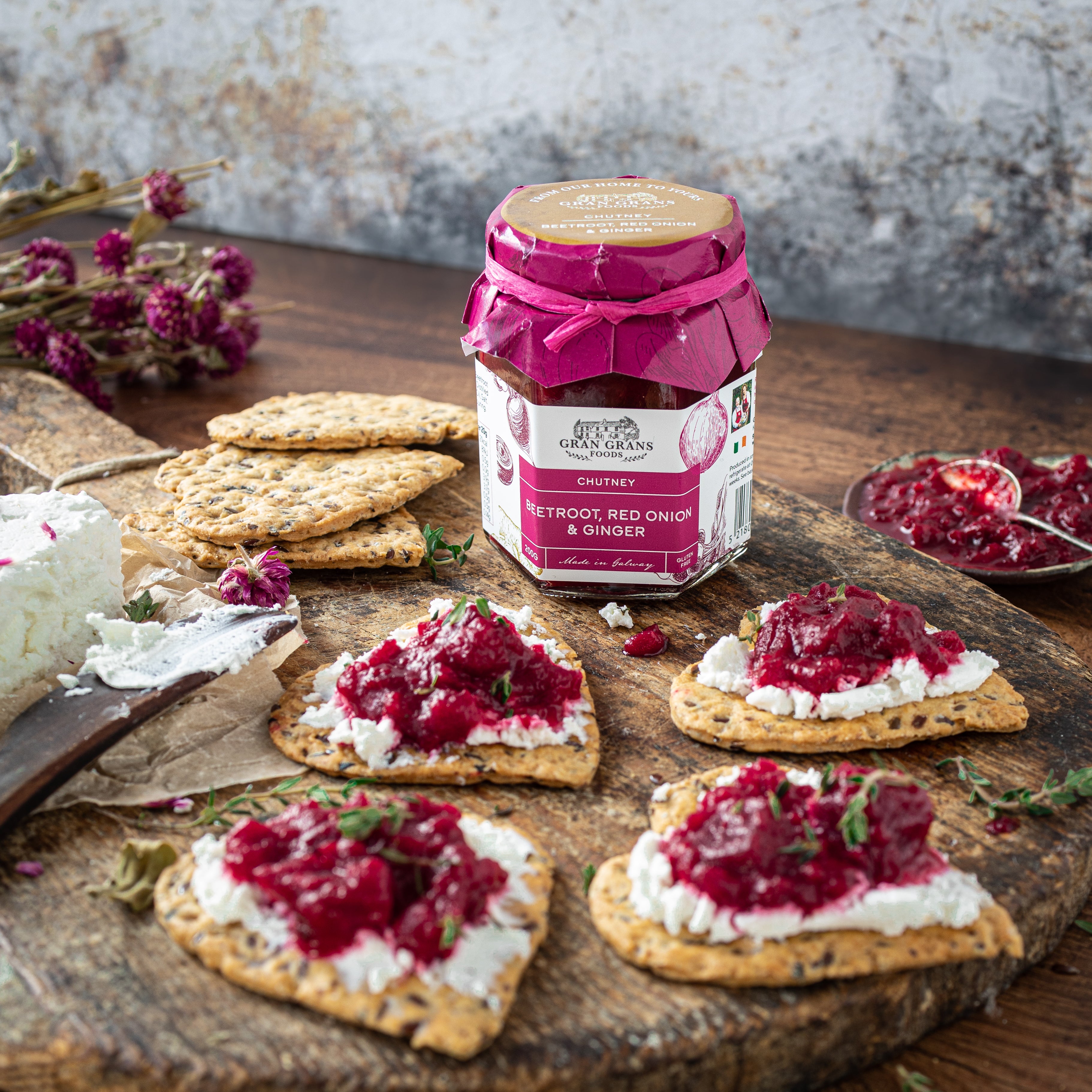 Beetroot, Red Onion & Ginger Chutney