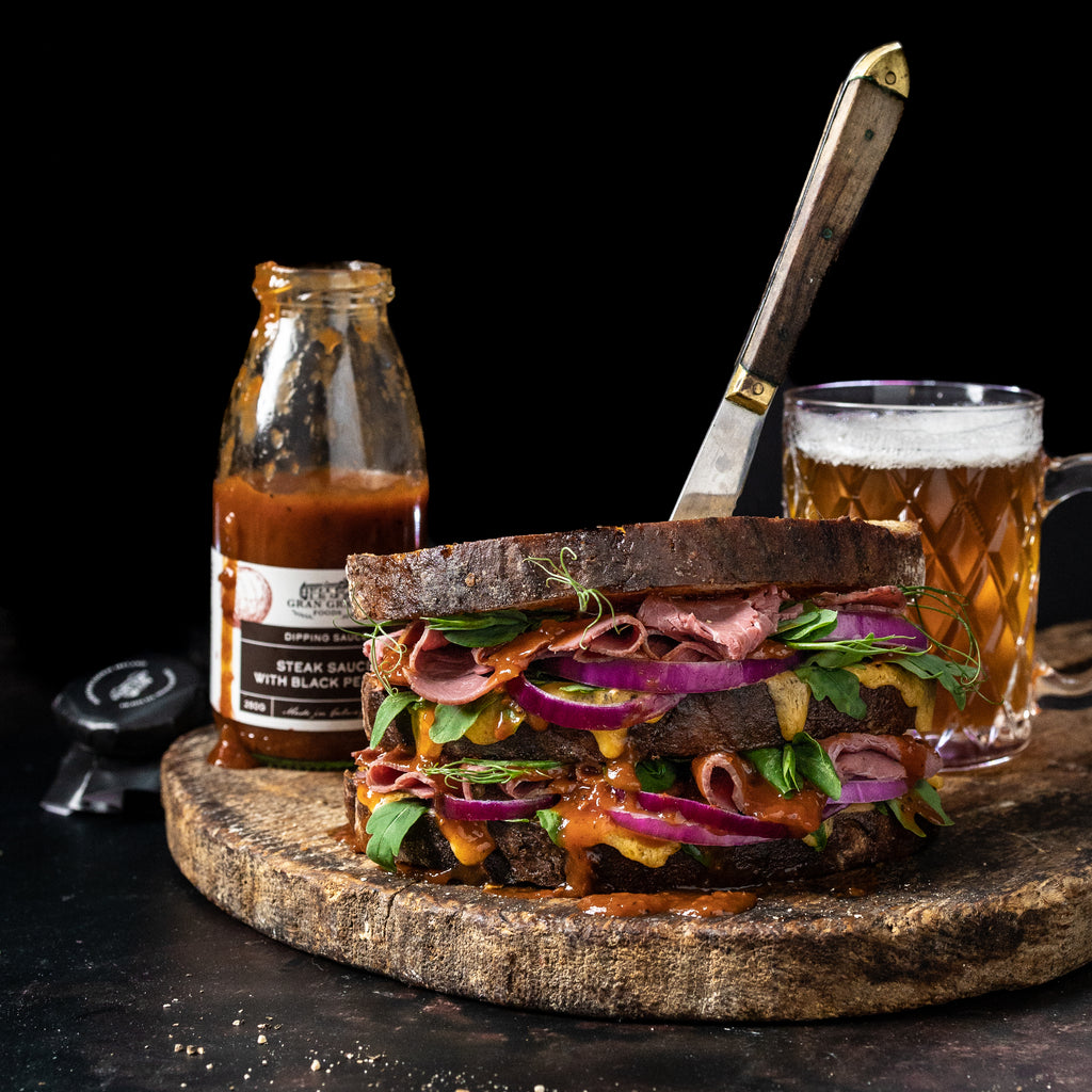 Steak Sauce with Cracked Black Pepper