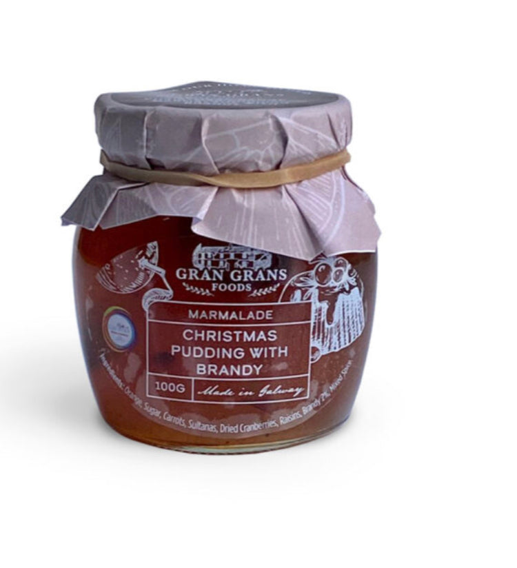 Christmas Pudding with Brandy Marmalade