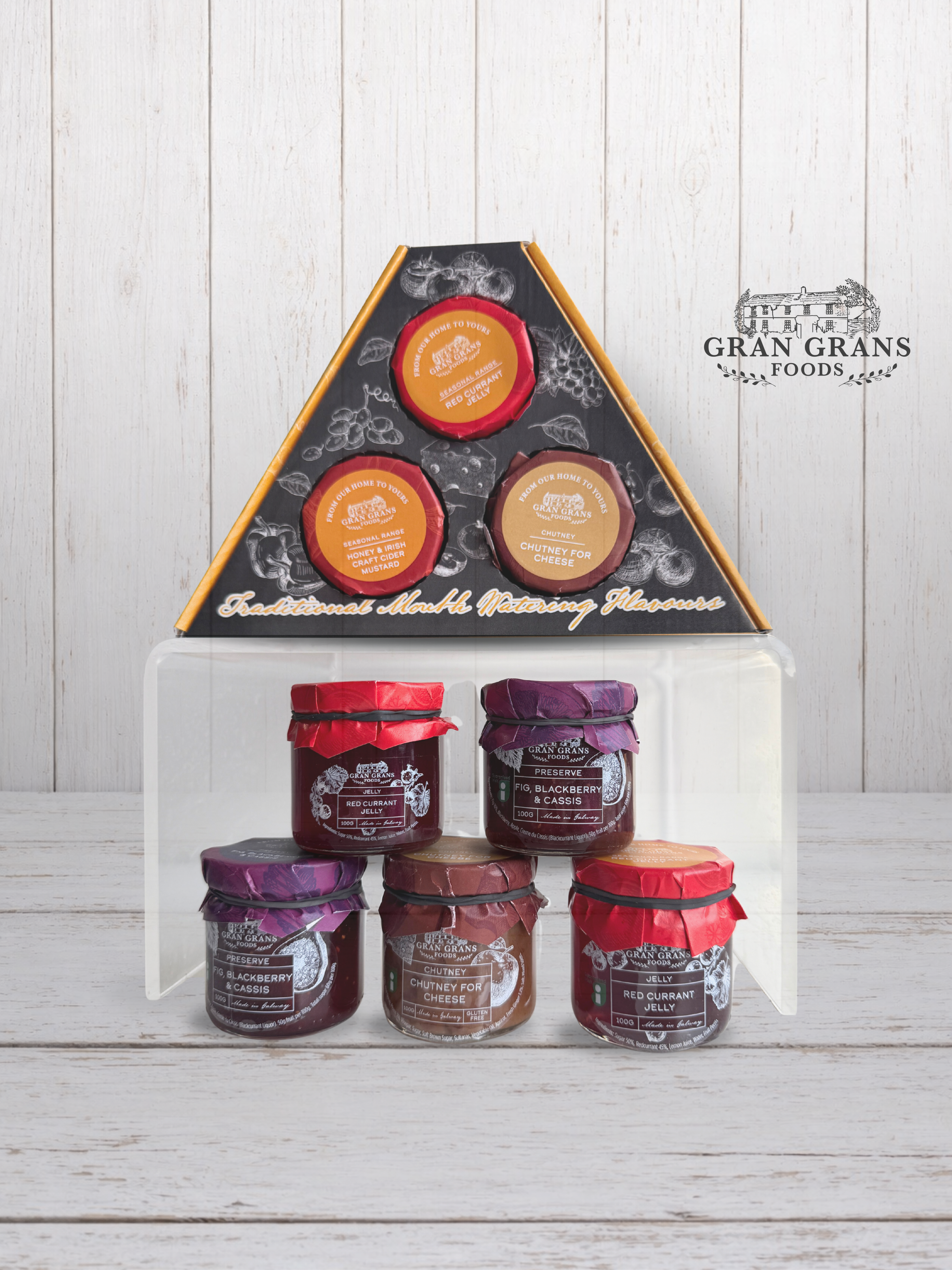 Cheese Platter Triangular Set