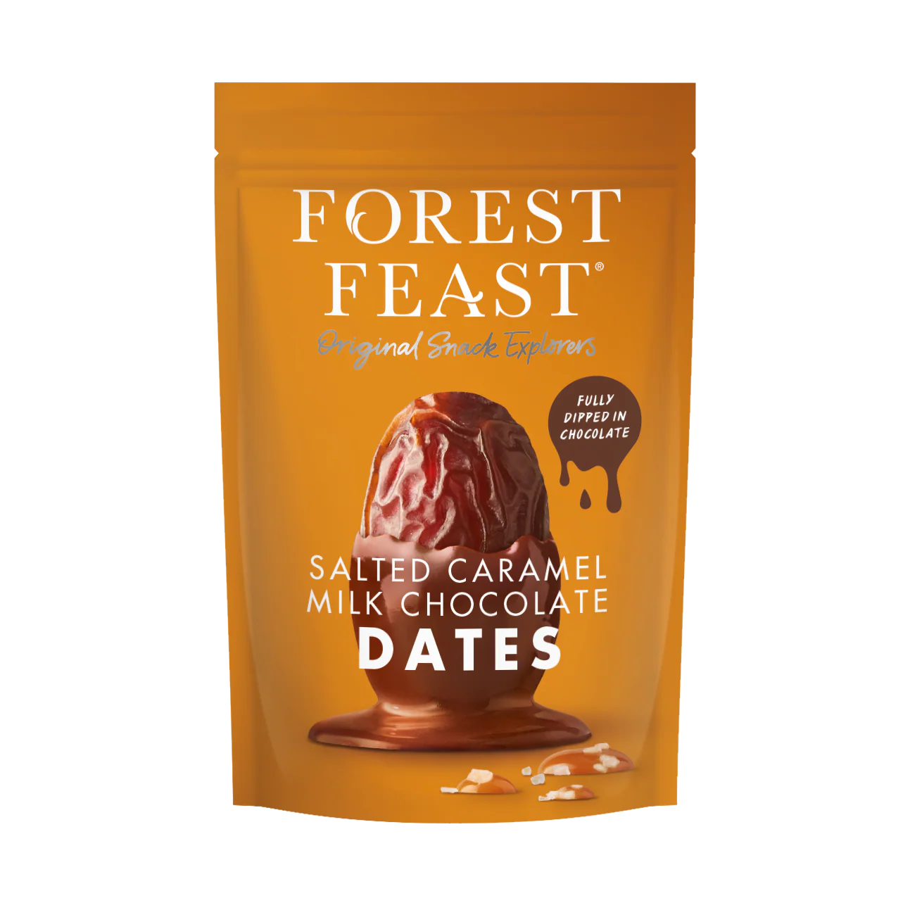 Forest Feast Salted Caramel Milk Chocolate Dates